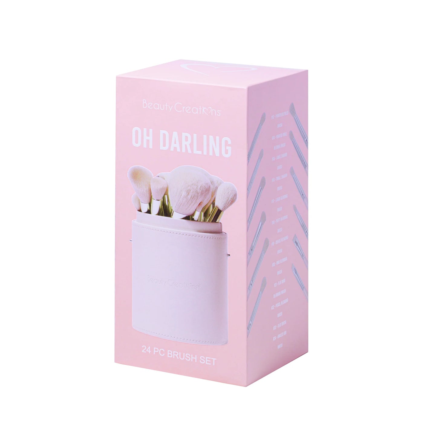 Beauty Creations - Set de Brochas Oh Darling 24 PC Brush Set