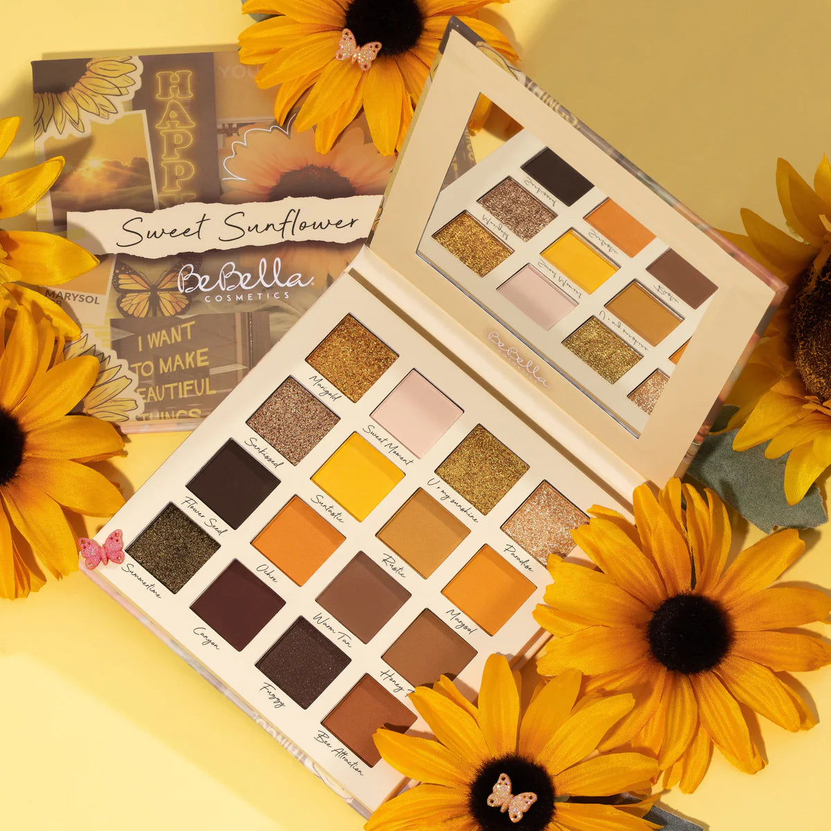 Bebella - Paleta de Sombras Sweet Sunflower Eyeshadow Palette