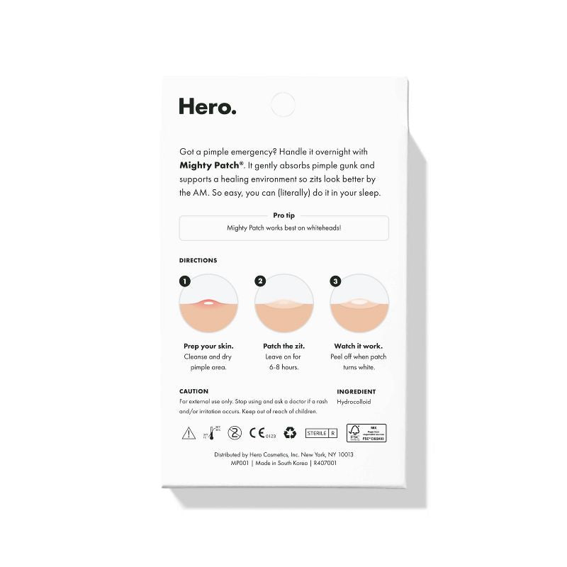 Hero - Mighty Patch Original Acne Pimple Patches