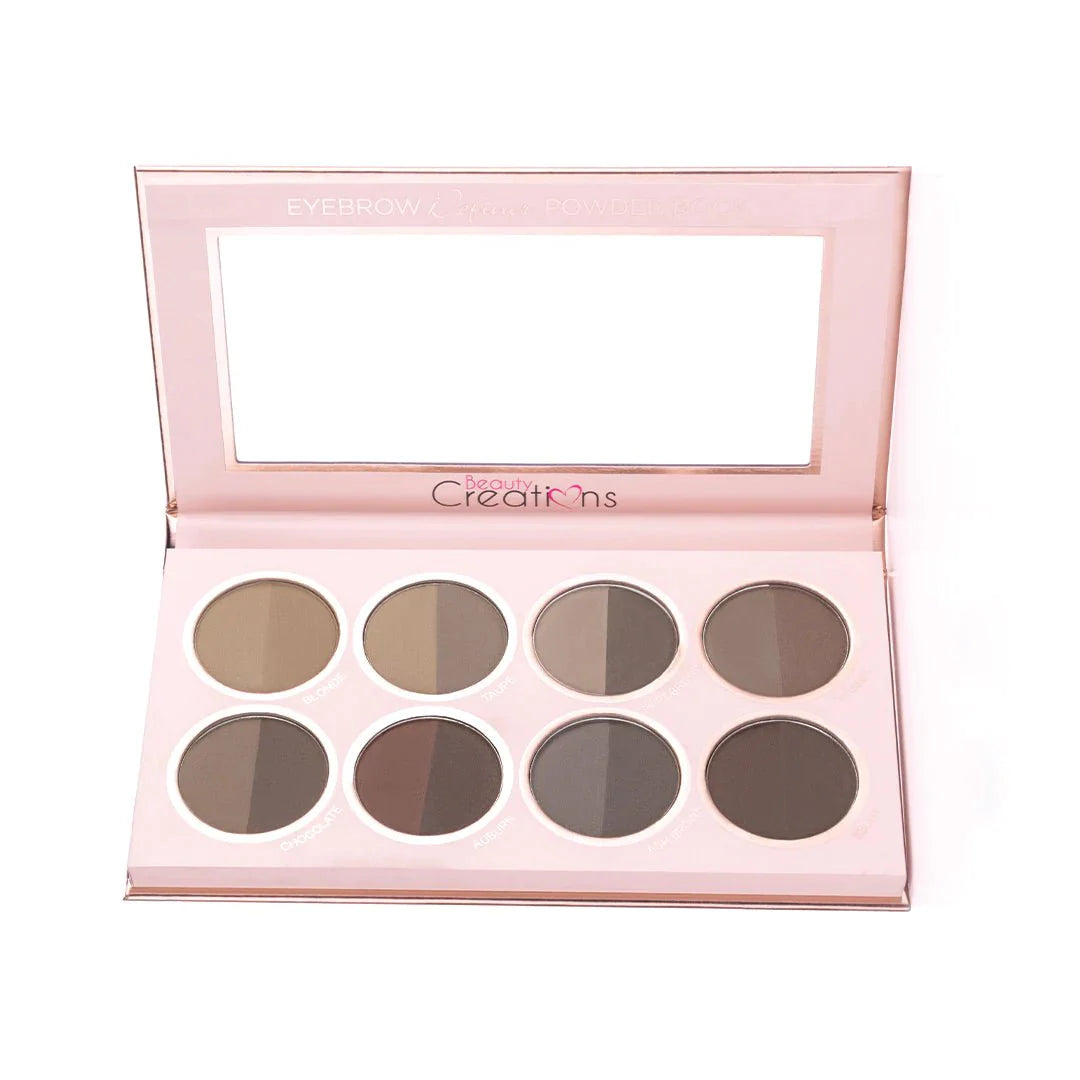 Paleta de Cejas en Polvo Eyebrow Definer Powder Book Palette - Beauty creations