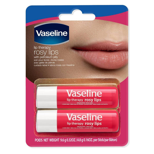 Vaseline - Rosy Lip Therapy Stick (2 piezas)