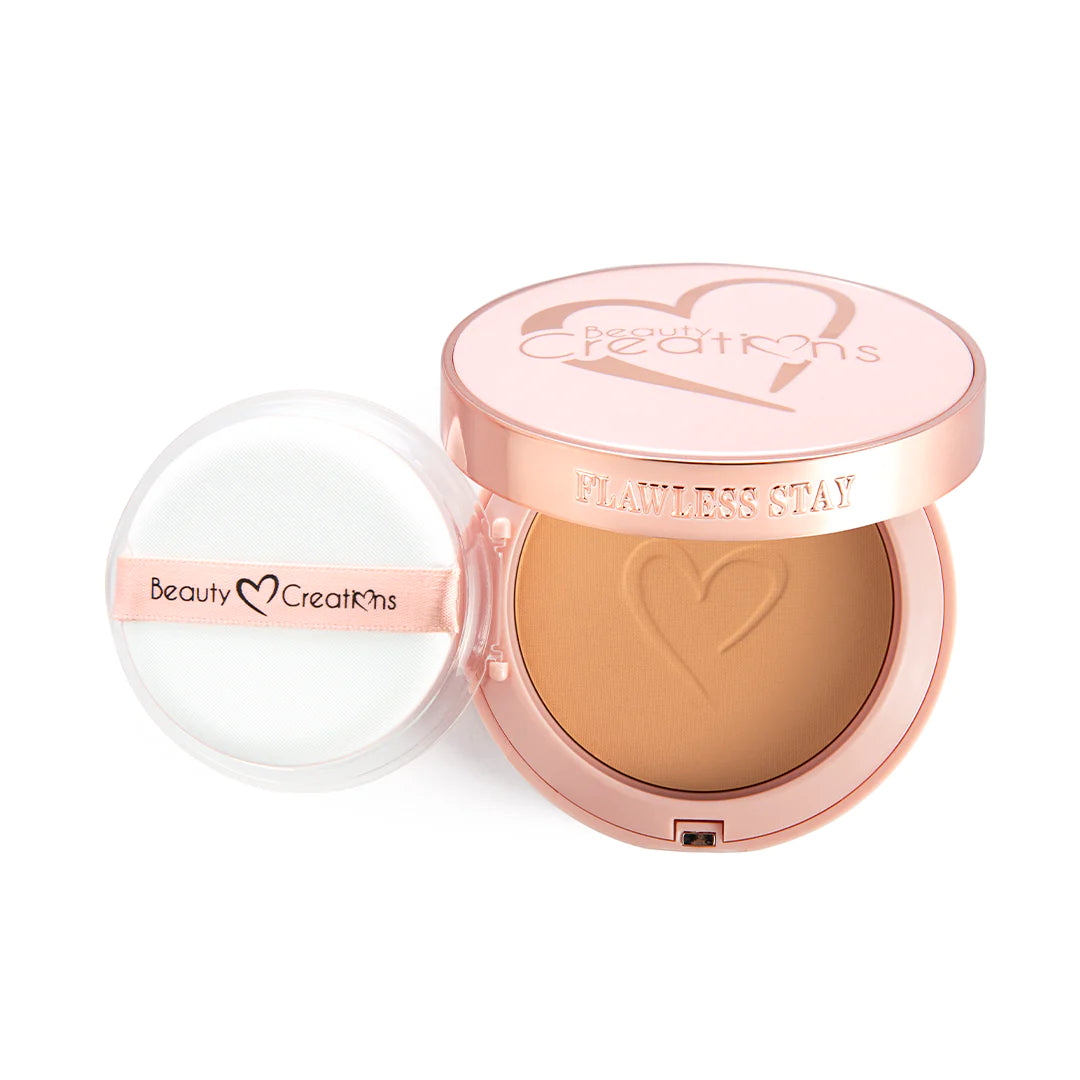 Base en Polvo Powder Foundation Flawless Stay - Beauty Creations