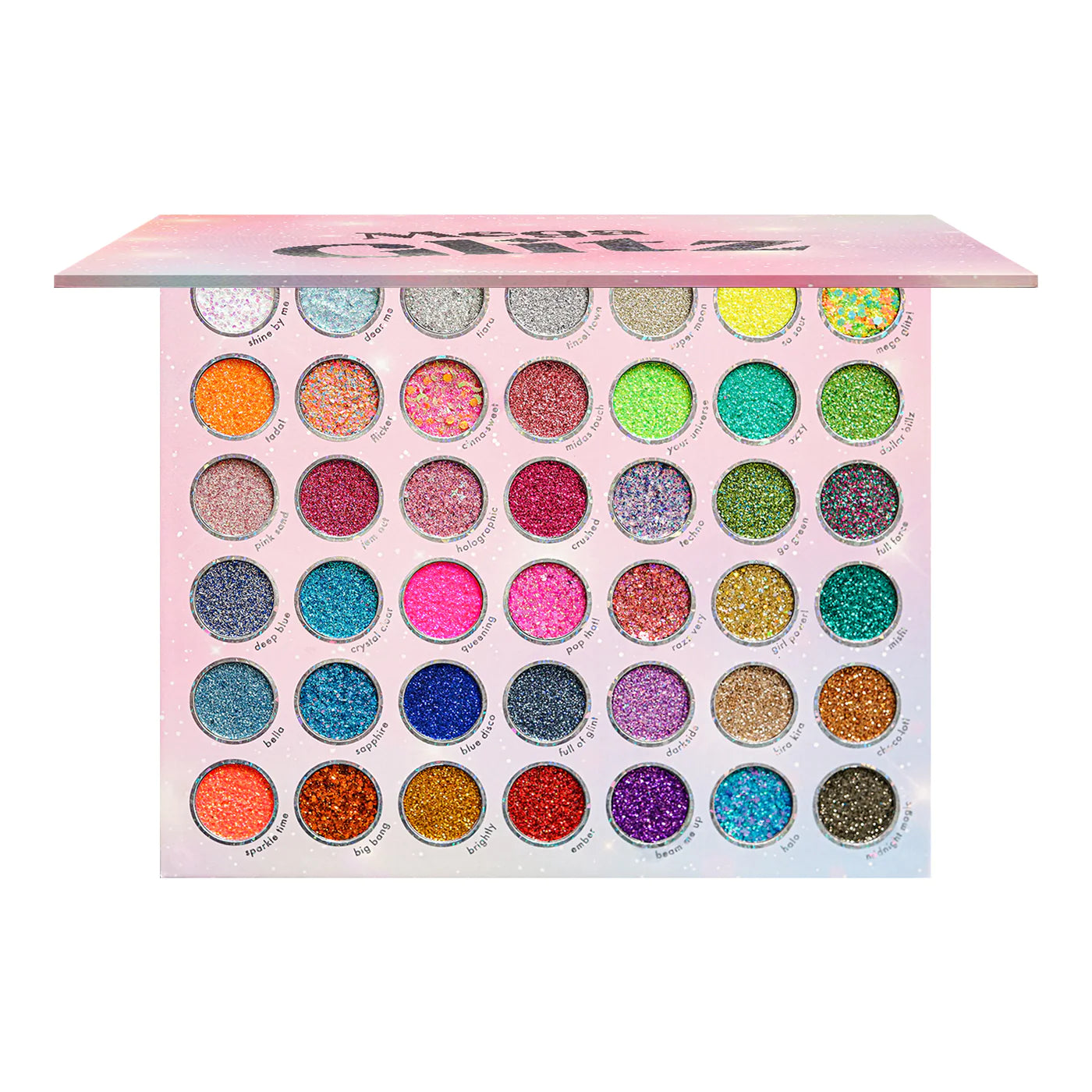 Paleta de Glitter Mega Glitz Pressed Glitter Palette - Kara Beauty