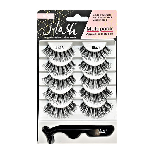 Pestañas Naturales Eyelash 5 Pair w/ Applicator - Jlash