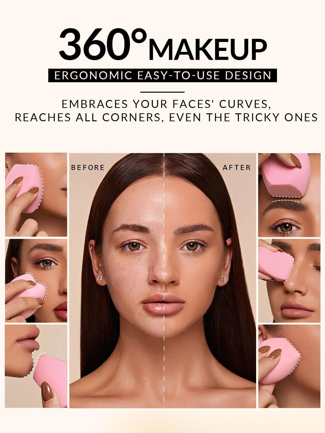 Set Esponja de maquillaje multifacética Multi-Faceted Makeup Sponge - Sheglam