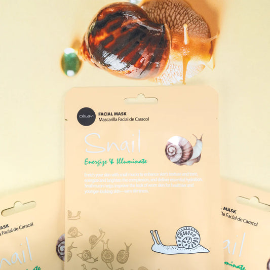 Mascarilla Facial de Caracol Snail Face Mask - CELAVI