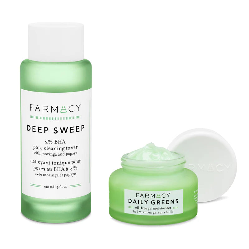 Set Facial Set Winter Greens Pore-Clearing Kit Duo - Farmacy