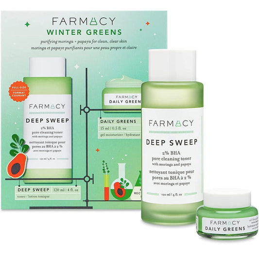 Set Facial Set Winter Greens Pore-Clearing Kit Duo - Farmacy