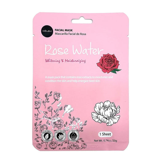 Mascarilla Facial De Rosas Rose Water - Celavi