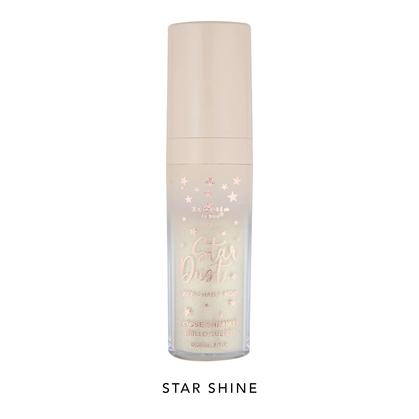 Italia Deluxe - Polvo Suelto Star Dust Loose Shimmer for Face, Hair, & Body