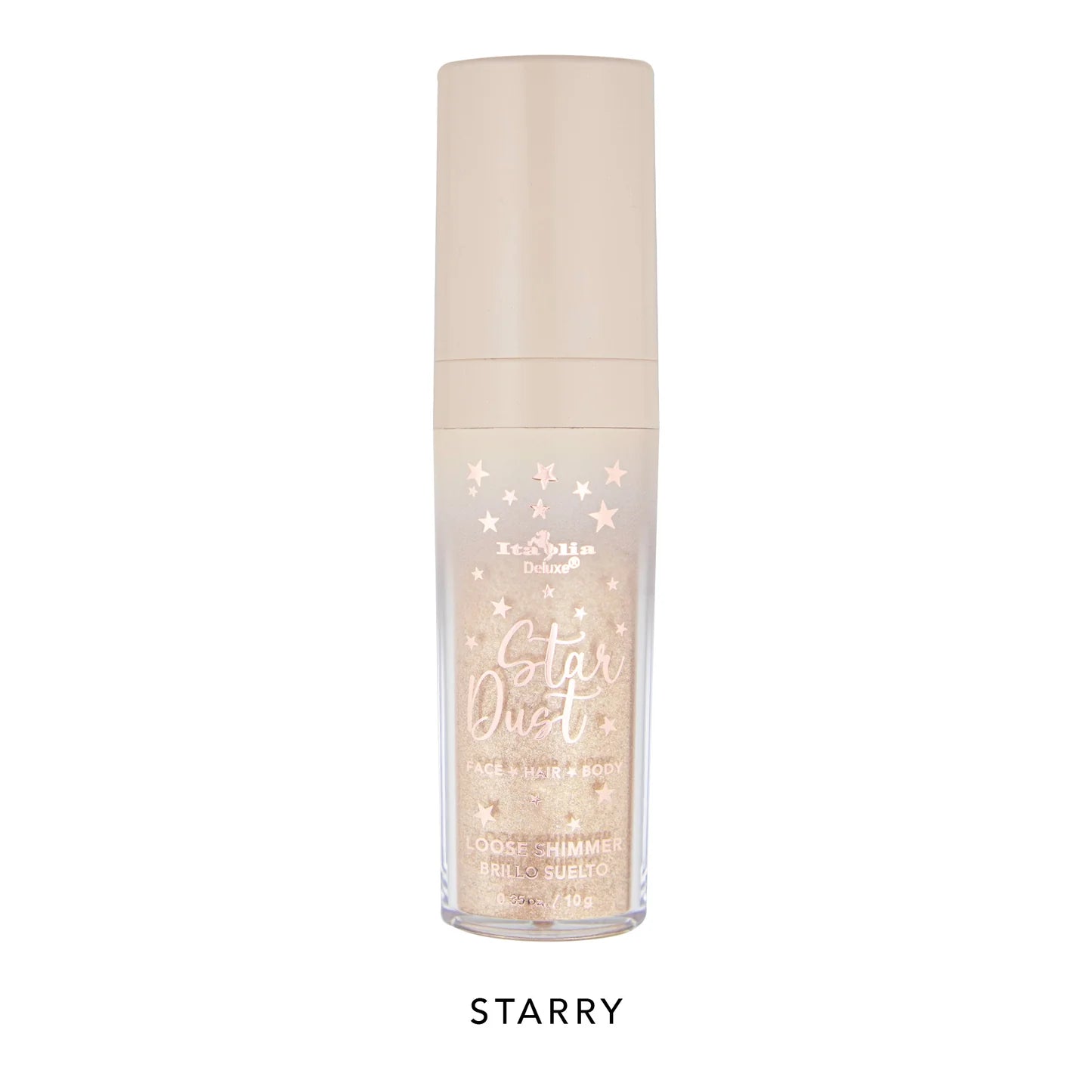 Italia Deluxe - Polvo Suelto Star Dust Loose Shimmer for Face, Hair, & Body