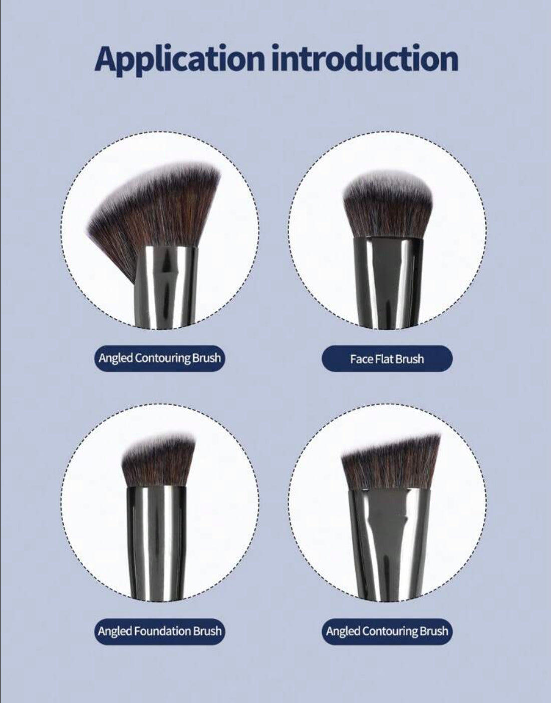 Set de 4 Brochas Faciales