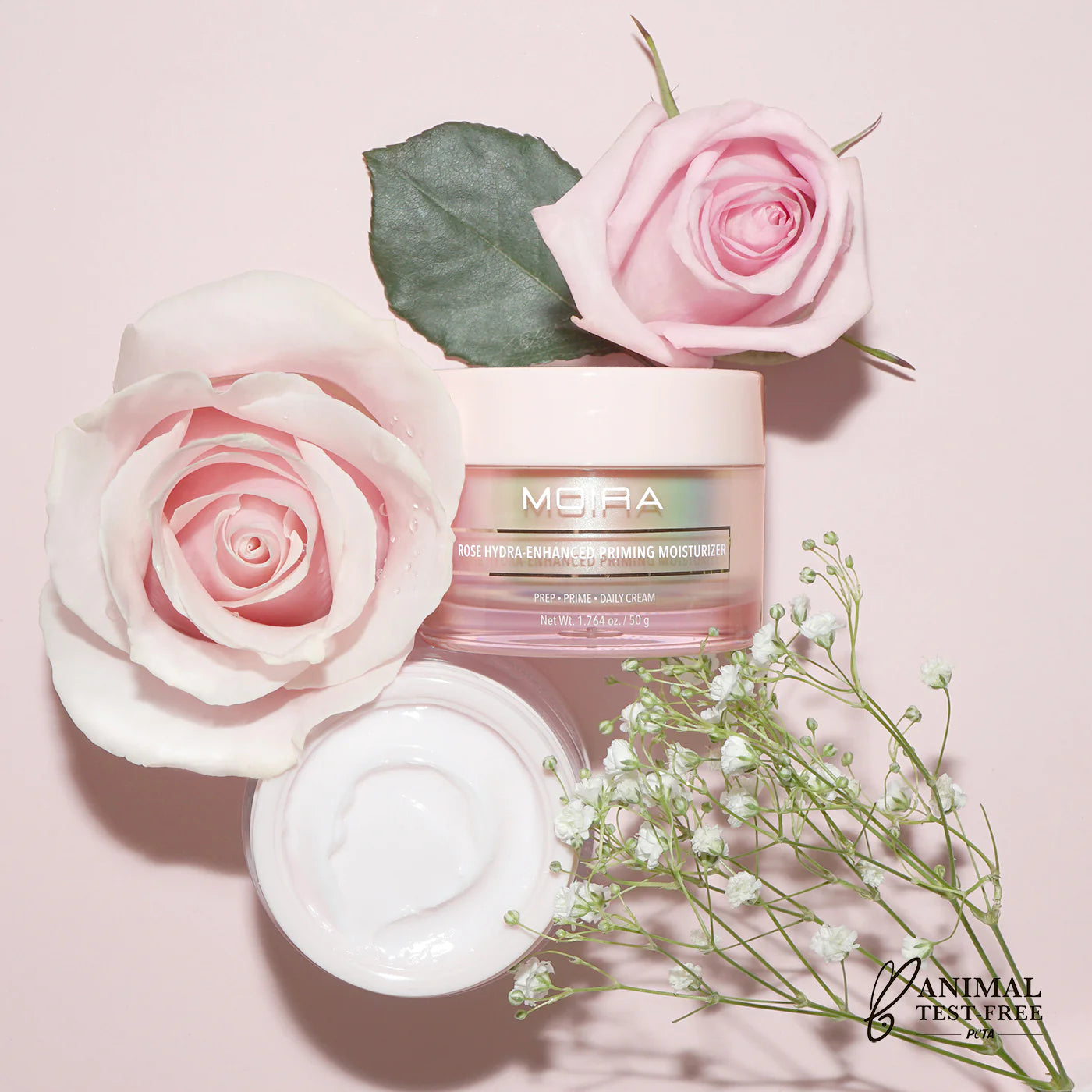 Crema Hidratante Rose Hydra-Enhanced Priming Moisturizer - Moira