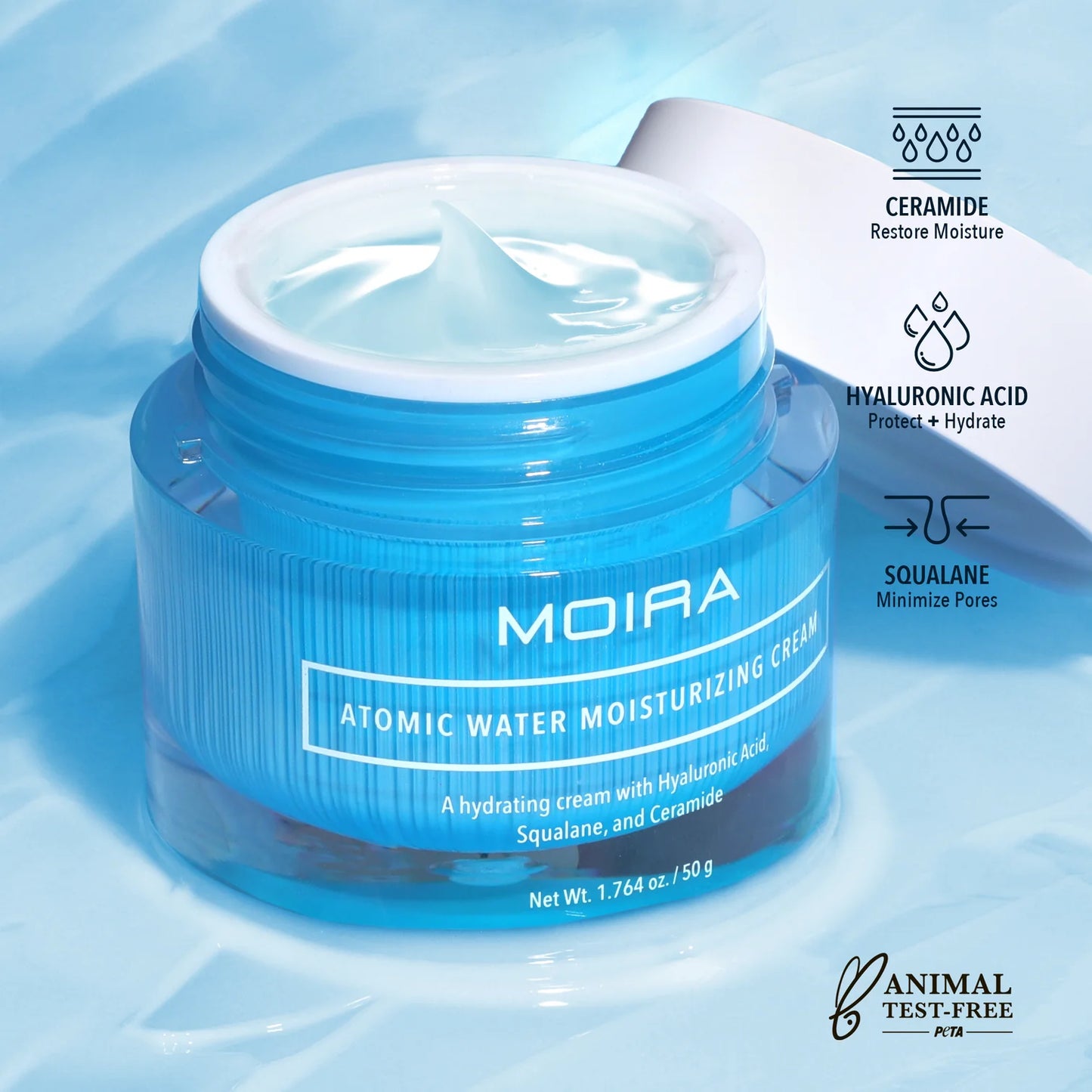 Crema Hidratante Atomic Water Moisturizing Cream - Moira