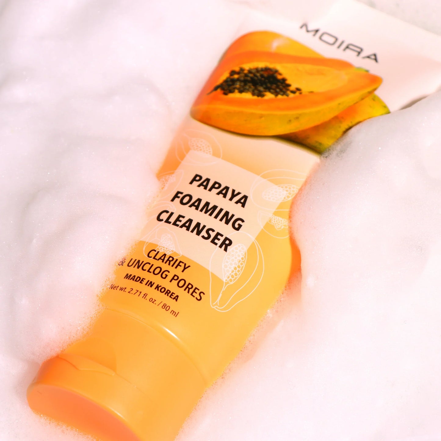 Limpiador Facial Papaya Foaming Cleanser - Moira