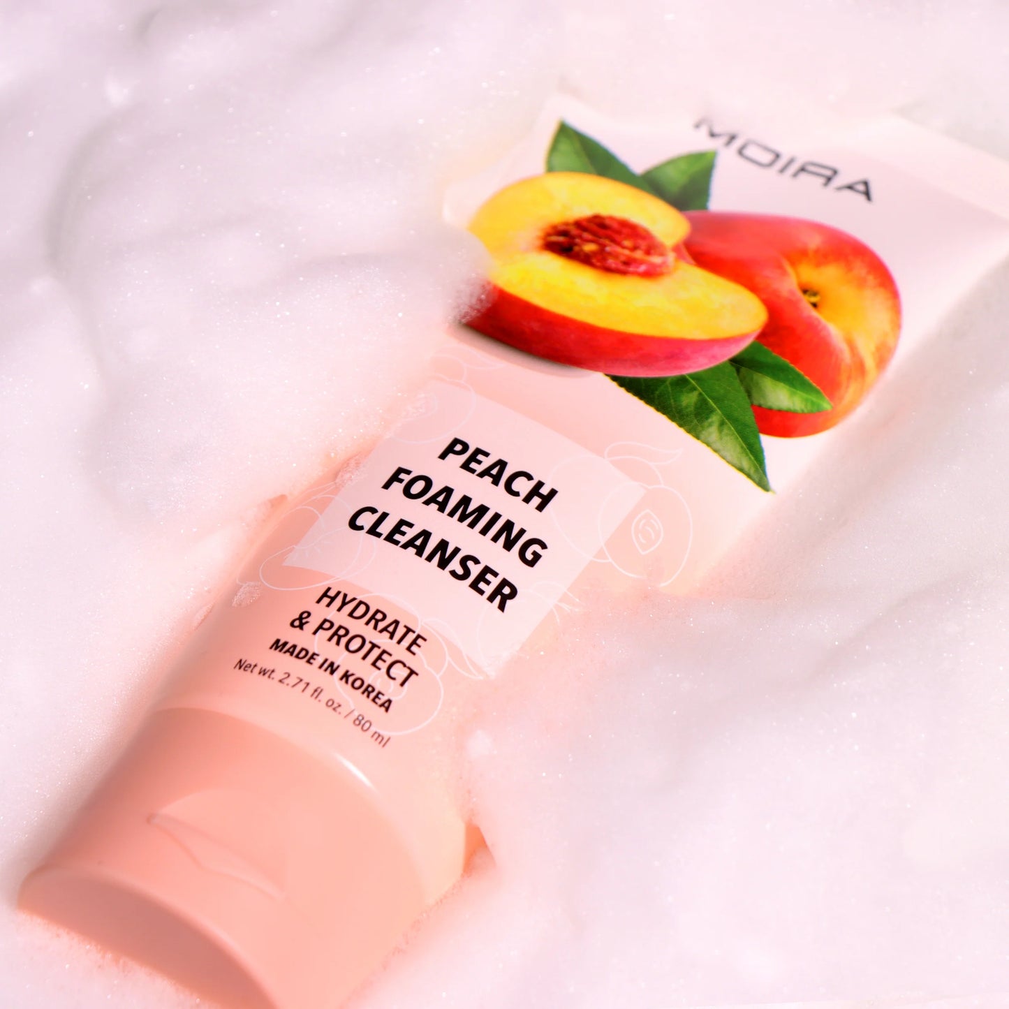 Limpiador Facial Melocotón Foaming Cleanser - Moira