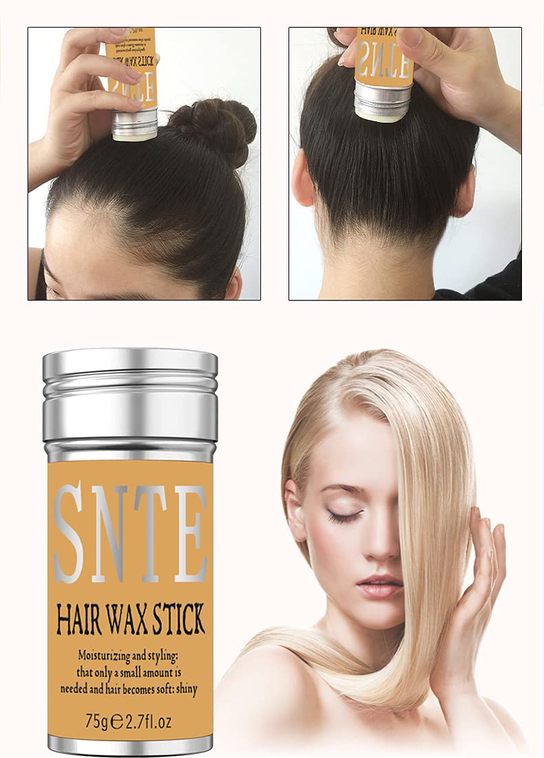 Samnyte - Barra de cera para el cabello Flyaways Hair Gel Stick