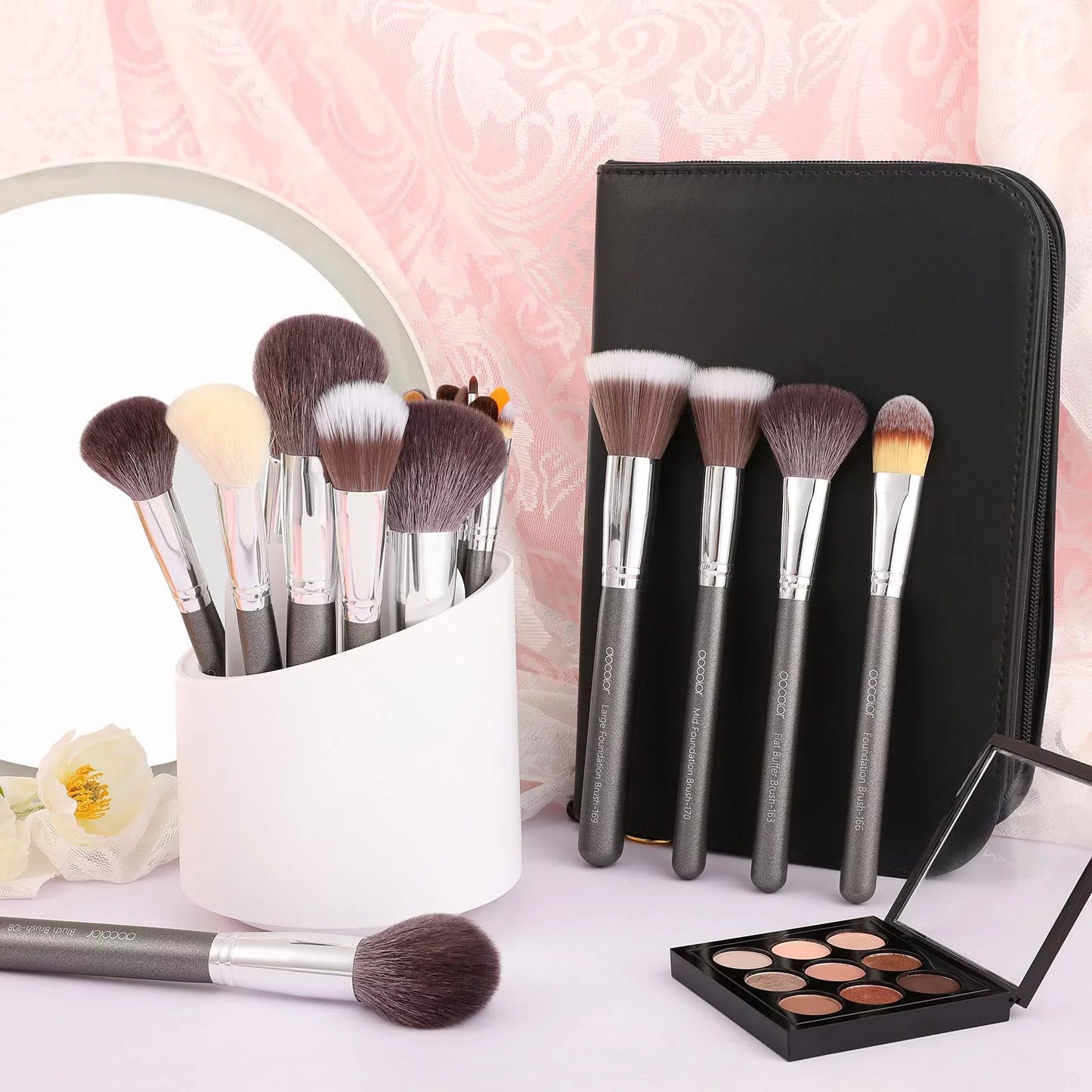 Set Brochas Maquillaje Studio Series Professional 29 pcs - Docolor