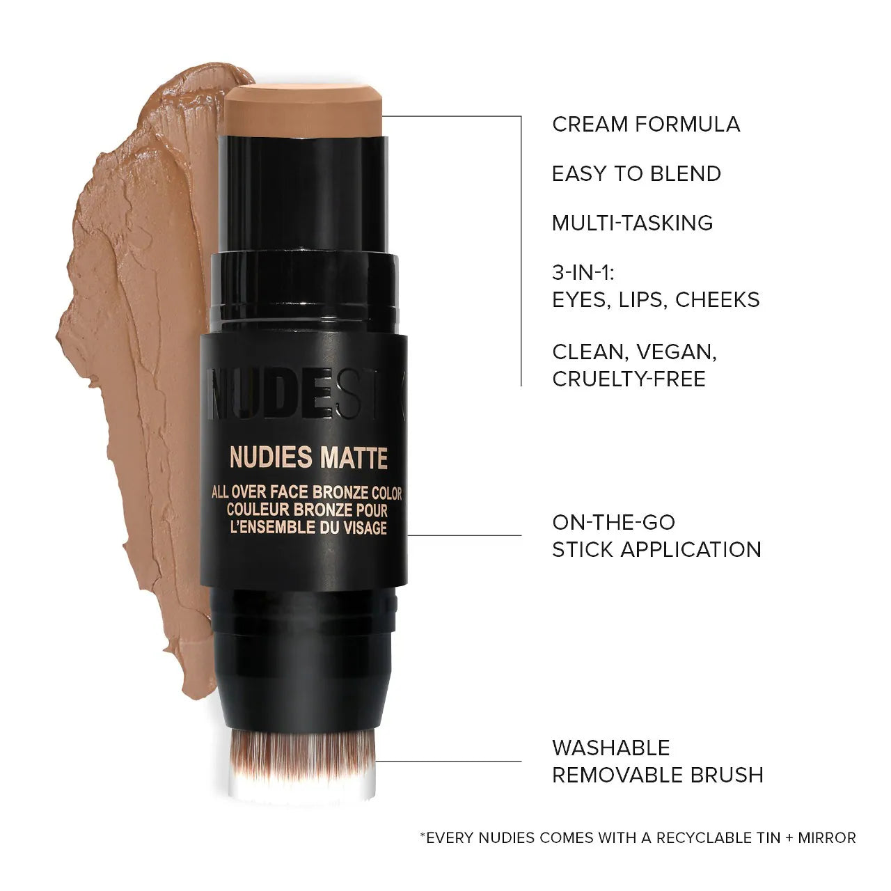 NUDESTIX - Nudies Matte Cream Bronzer