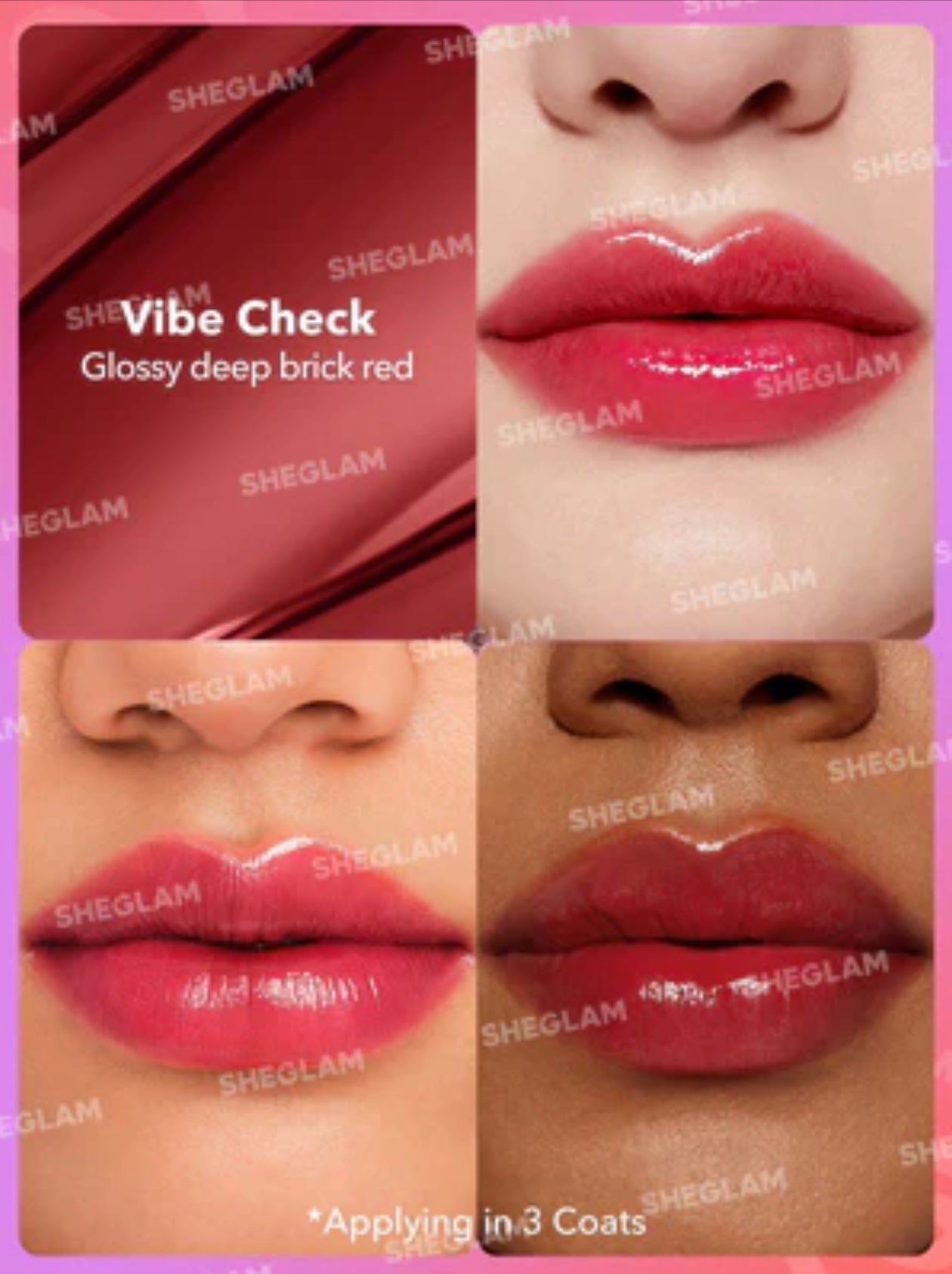 Sheglam - Mirror Kiss High-Shine Lipstick