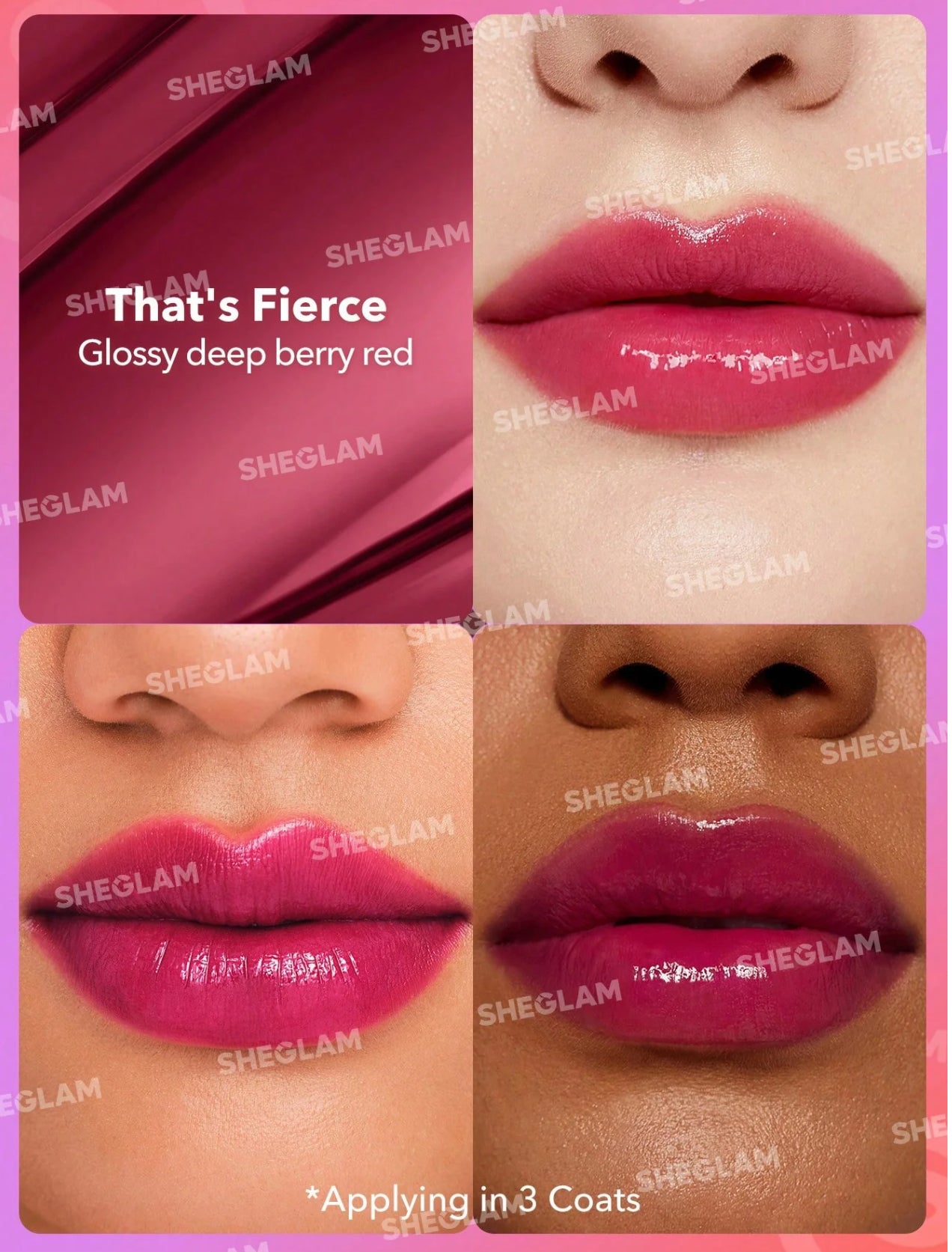 Sheglam - Mirror Kiss High-Shine Lipstick