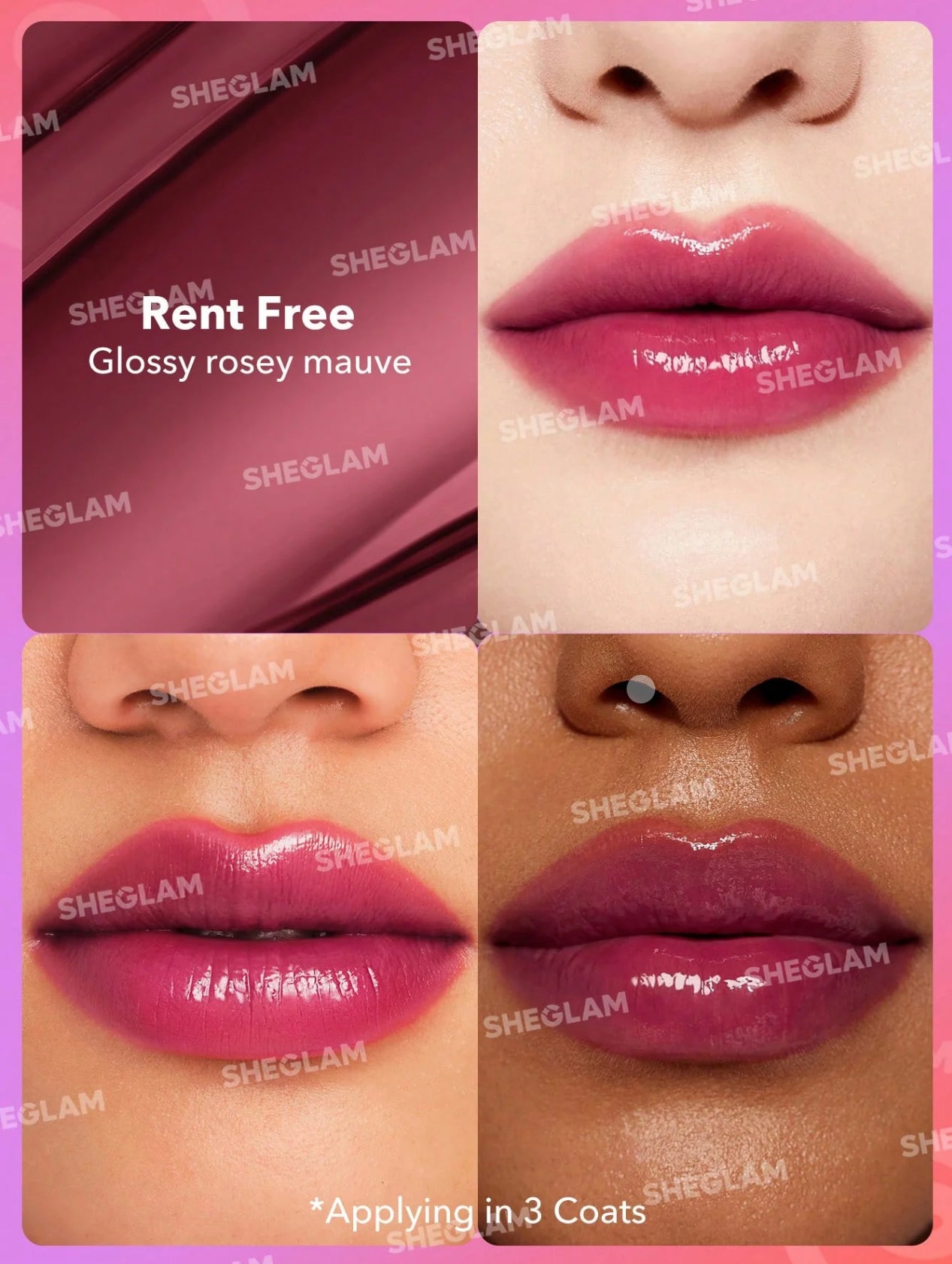 Sheglam - Mirror Kiss High-Shine Lipstick