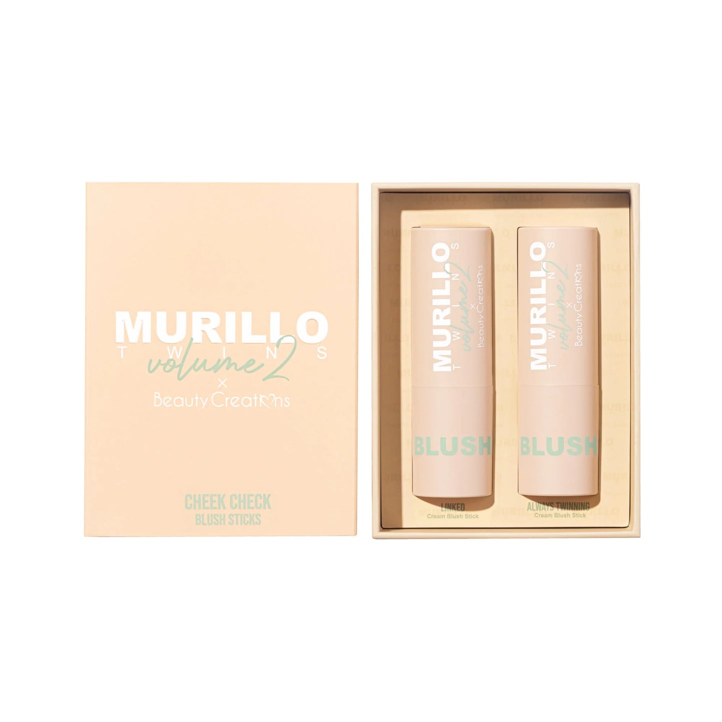 Beauty Creations - Rubor en Crema Cheek Blush Sticks Murillo Twins Vol. 2