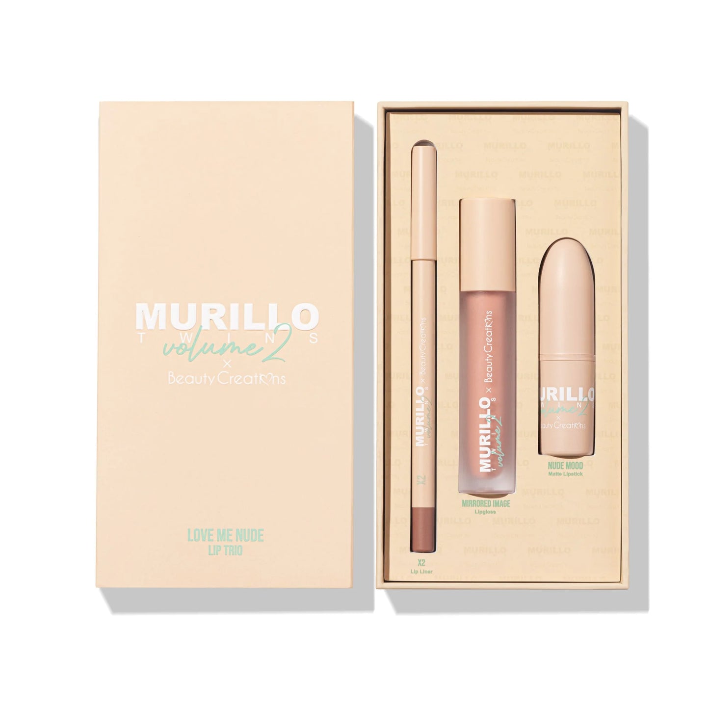 Beauty Creations -  Kit de Labios Love Me Nude Lip Murillo Twins Vol. 2