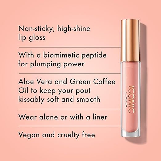 Iconic London - Lip Plumping High-Shine Gloss