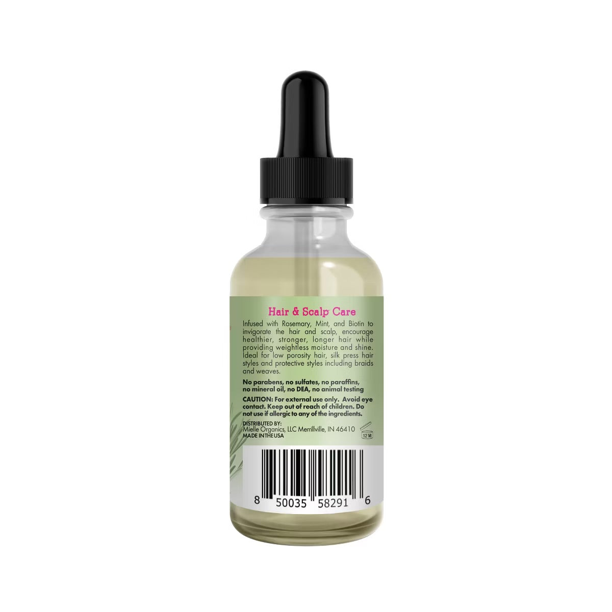 Mielle - Organics Rosemary Mint Light Scalp & Hair Strengthening Oil