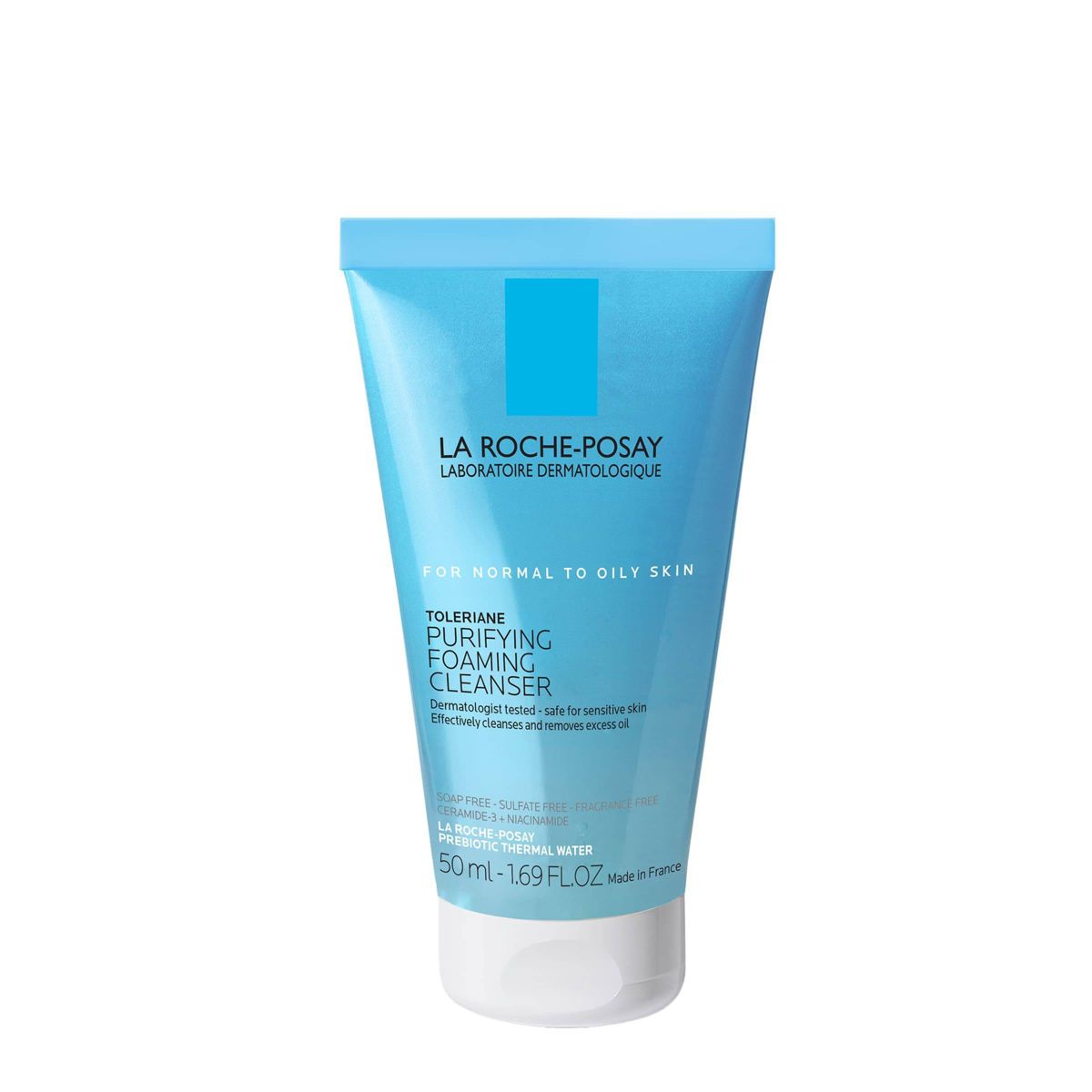 La Roche Posay - Purifying Foaming Face Wash, Toleriane Purifying Facial Cleanser for Oily Skin with Niacinamide