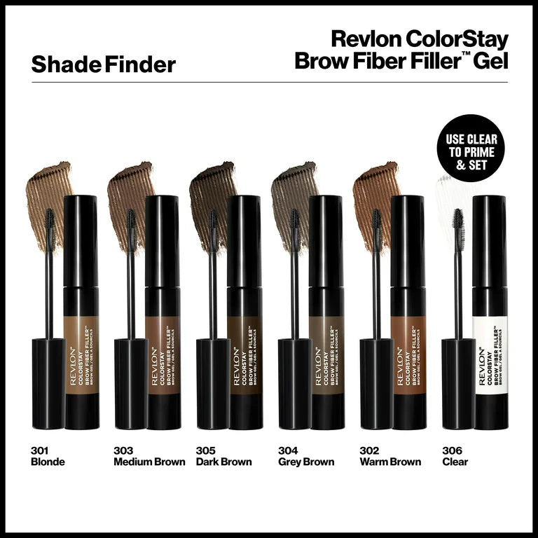 Revlon - Gel de Cejas Color Stay Fiber Filler Brow Gel