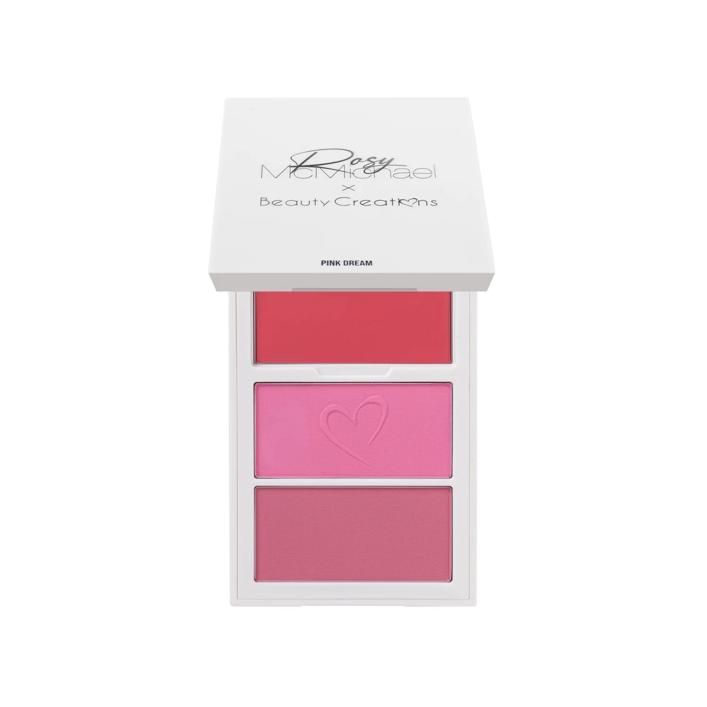 Rosy McMichael X Beauty Creations - Paleta de Rubores Pink Dream Blush Trio