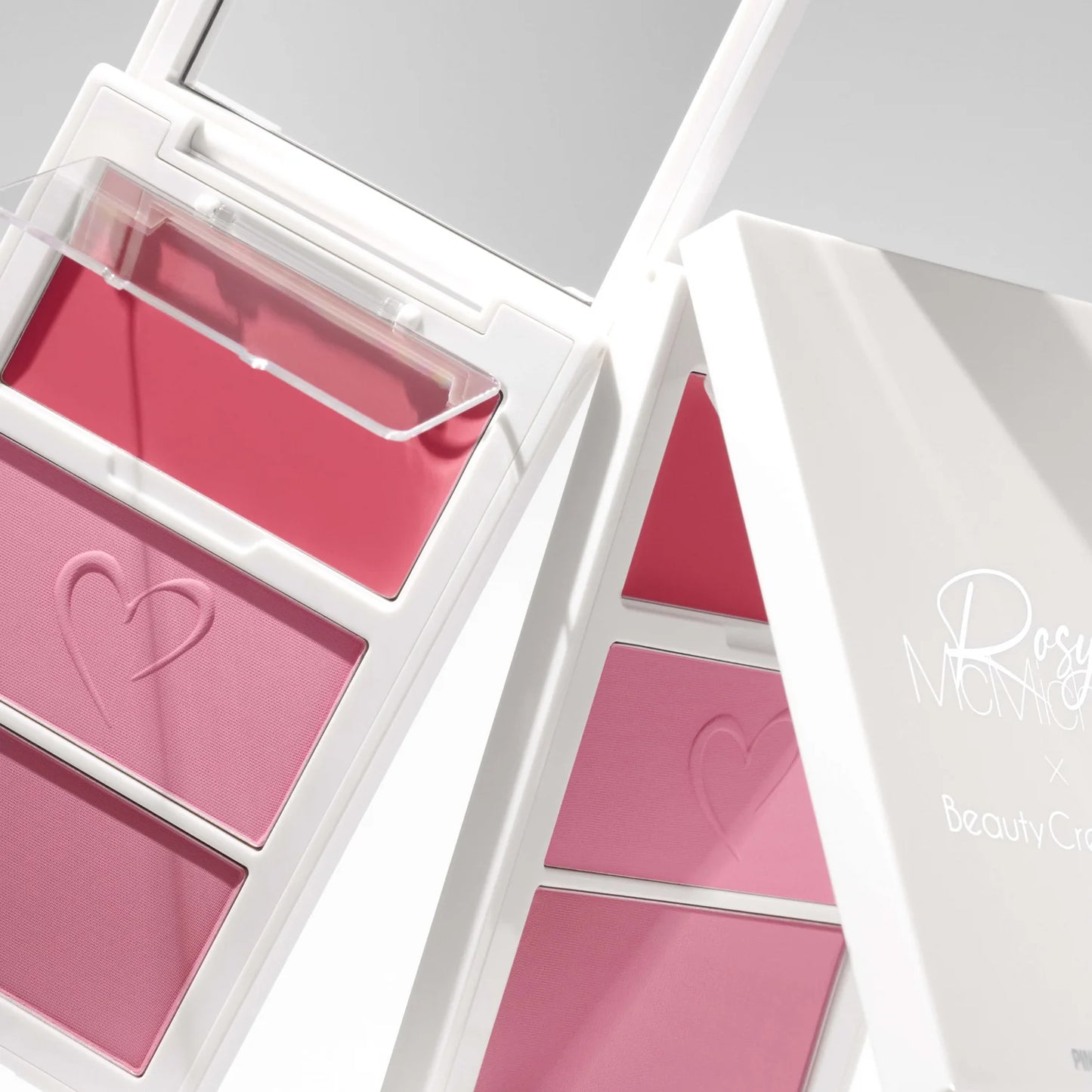 Rosy McMichael X Beauty Creations - Paleta de Rubores Pink Dream Blush Trio