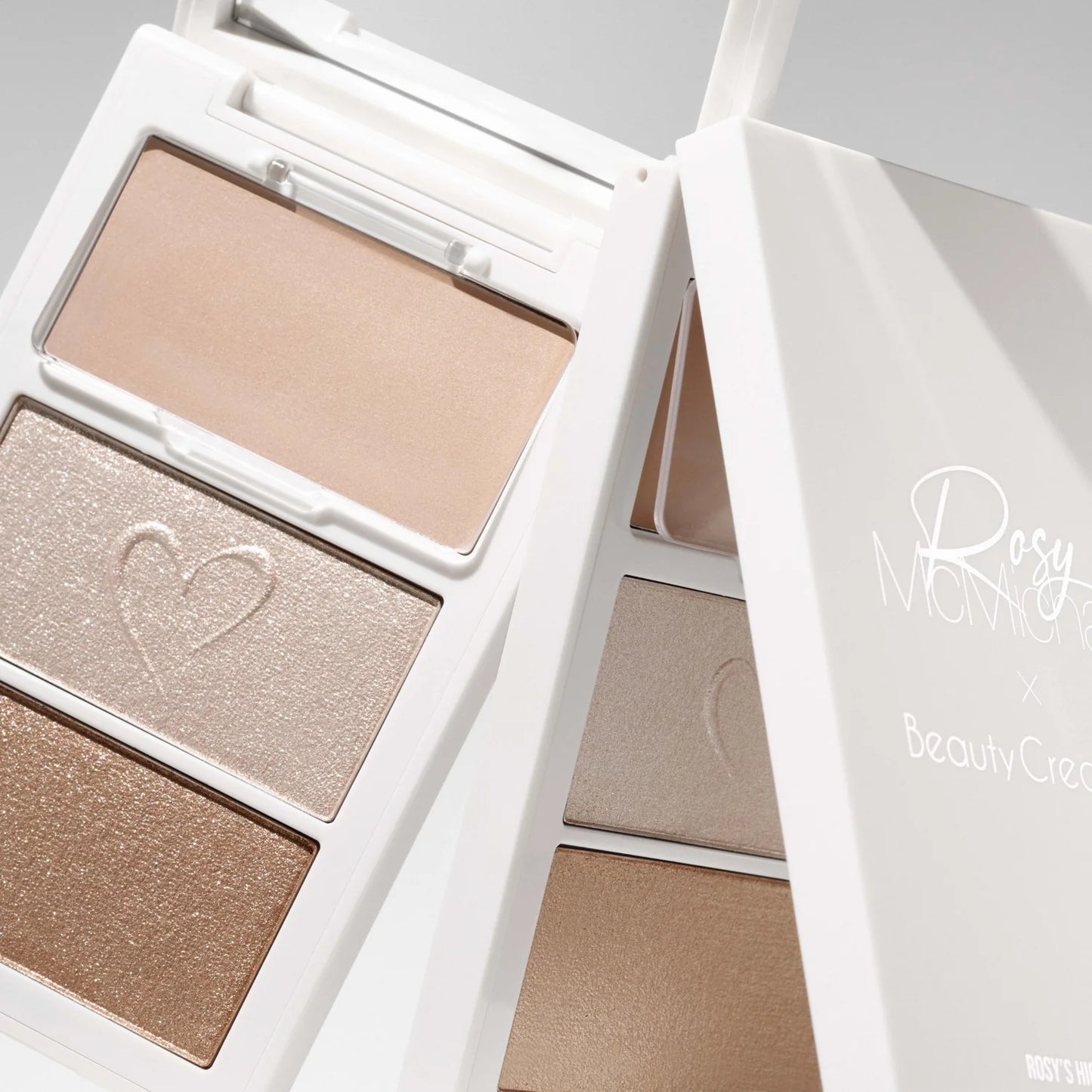 Rosy McMichael X Beauty Creations - Paleta de Iluminadores Rosy´s Highlight Trio