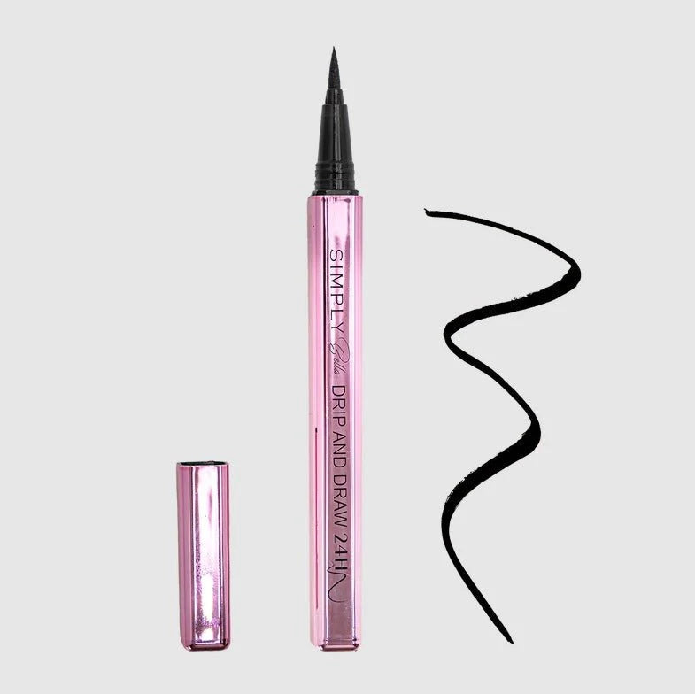 Simply Bella - Delineador Liquido Drip And Draw 24h Waterproof Eyeliner