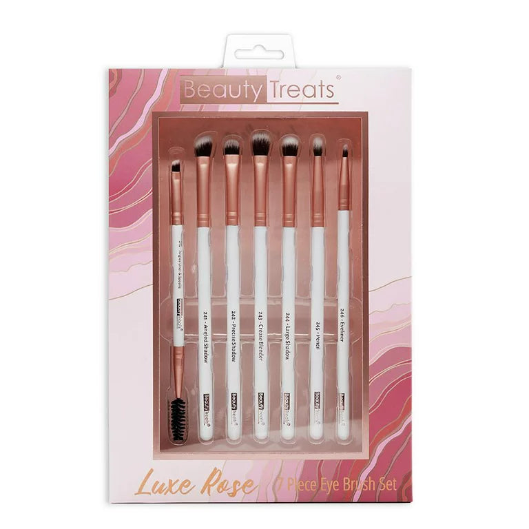 Beauty Treats - Set de Brochas para Ojos Luxe Rose Eye Brush Set