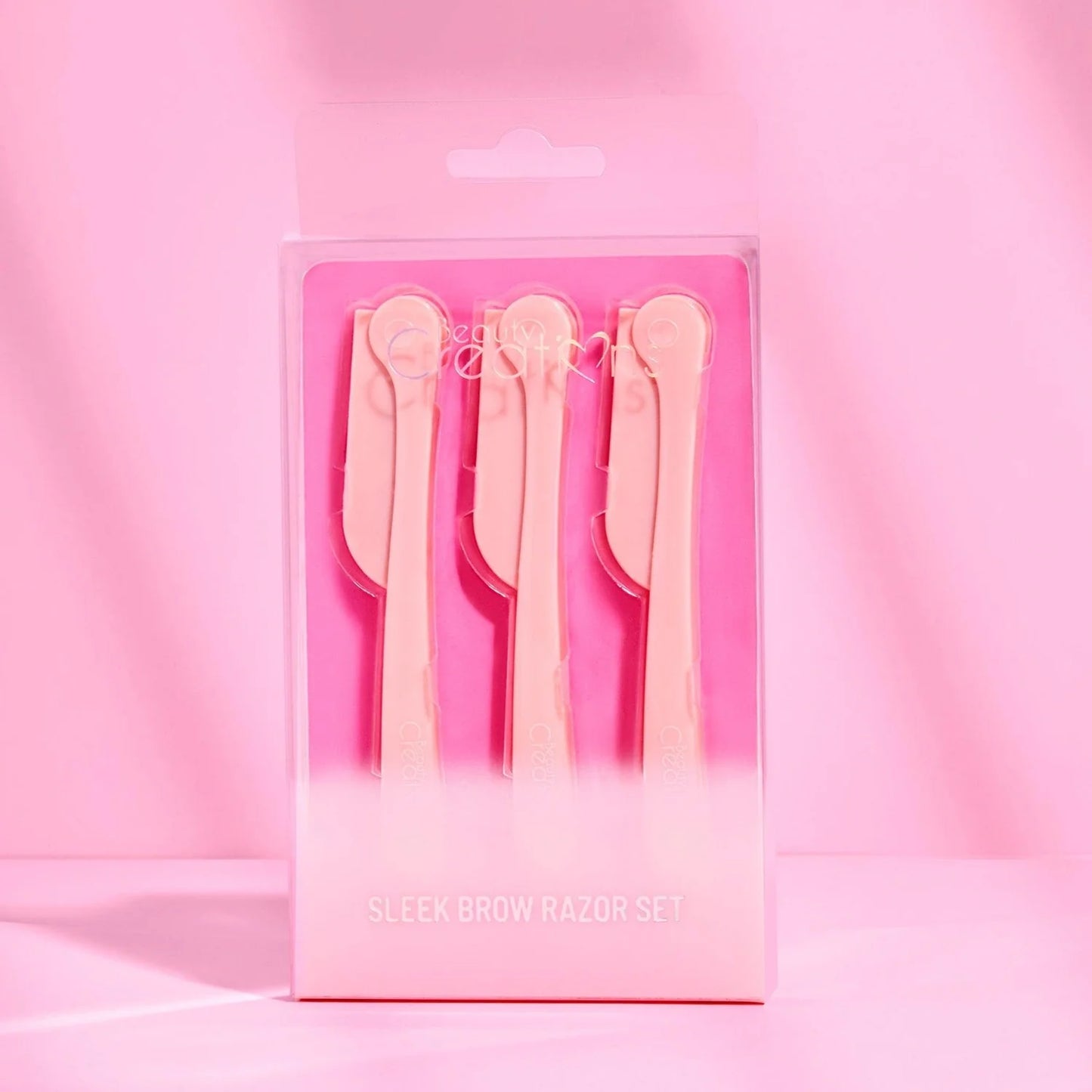 Beauty Creations - Set Perfiladores Pink Sleek And Brow Razor