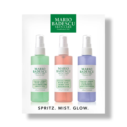 Mario Badescu - Spritz. Mist. Glow. Facial Spray Trio