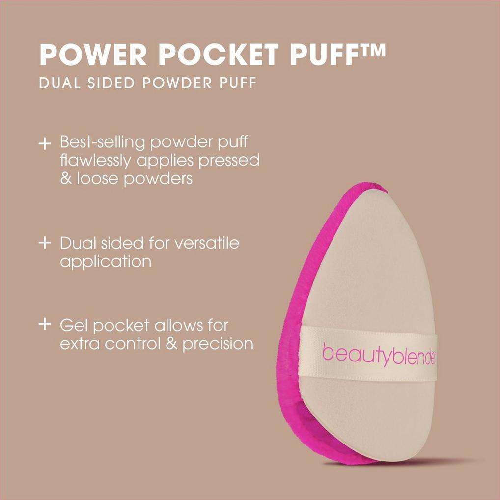 beautyblender - Power Pocket Puff Dual Sided Powder Puff **BAJO-PEDIDO**