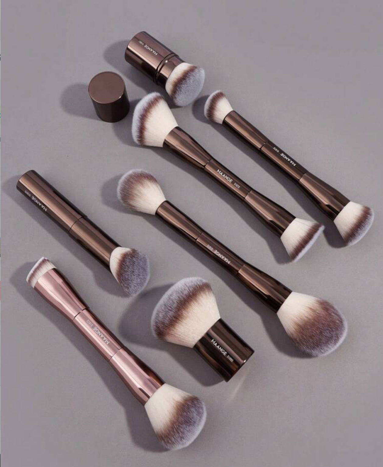 Maange - Set de Brochas de Maquillaje Facial (7 Piezas)