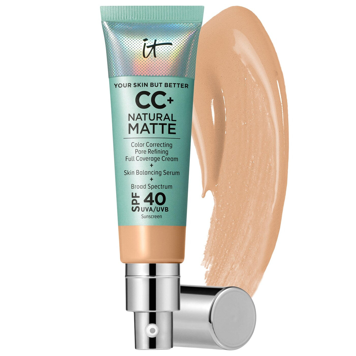 IT Cosmetics - CC+ Cream Natural Matte Foundation with SPF 40 **BAJO-PEDIDO**