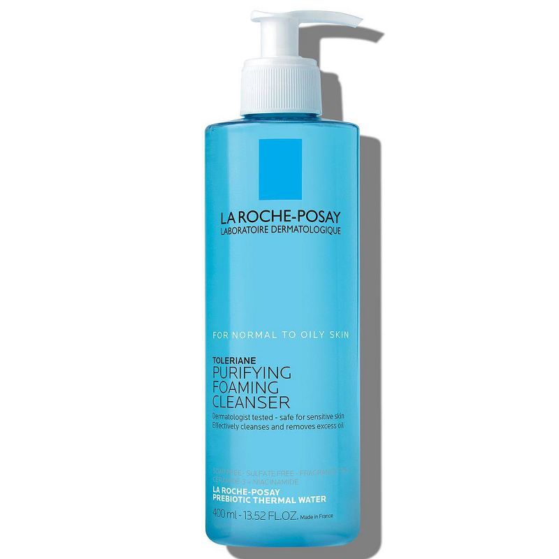 La Roche Posay - Purifying Foaming Face Wash, Toleriane Purifying Facial Cleanser for Oily Skin with Niacinamide