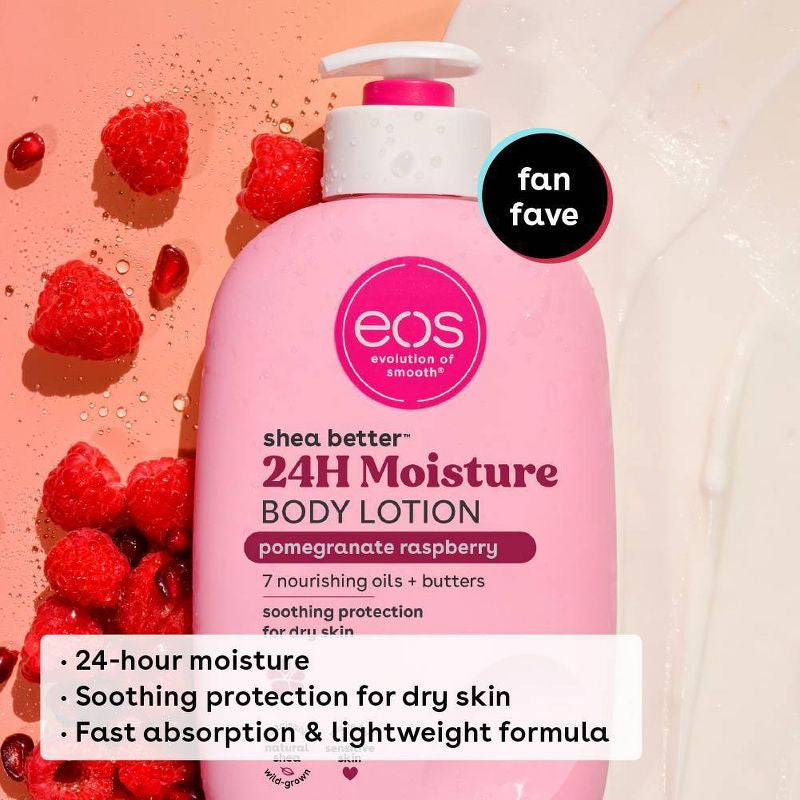 eos - Shea Better Moisture Body Lotion - Pomegranate Raspberry