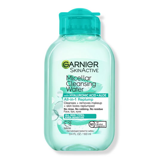 Garnier - SkinActive Replumping Hyaluron Acid + Aloe Micelar Cleansing Water