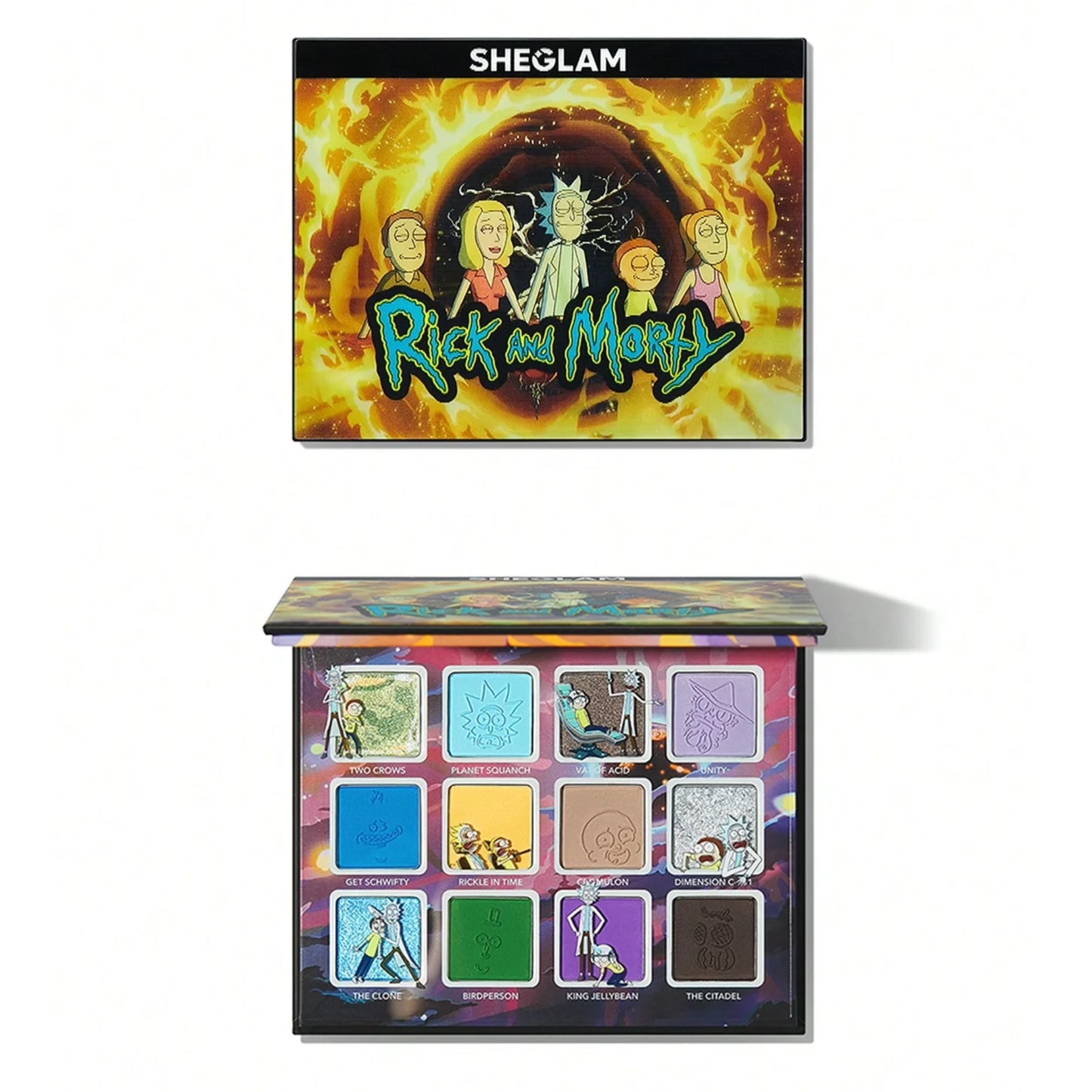 Paleta de Sombras Rick and Morty X SHEGLAM The Meaning(Lessness) Of Life Palette